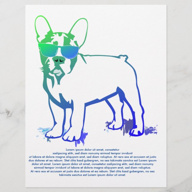 Flyer Cachorro Bulldogue Francês Mais Legal (Frente)