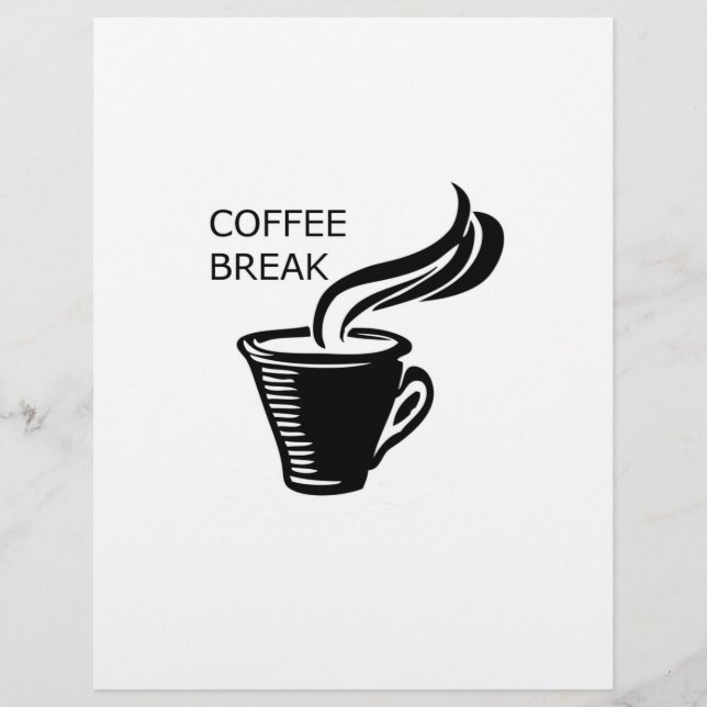 Flyer Café Break (Frente)