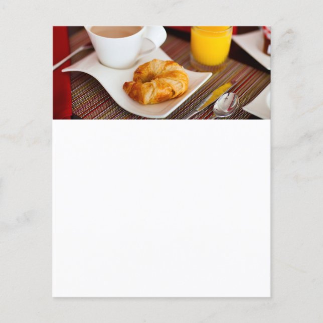 Flyer café da manhã delicioso (Frente)