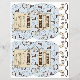 Flyer Caixa de sopro B2 do menino do cavalo de balanço