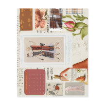 Calendário da Placa de Moda em Francês 1920