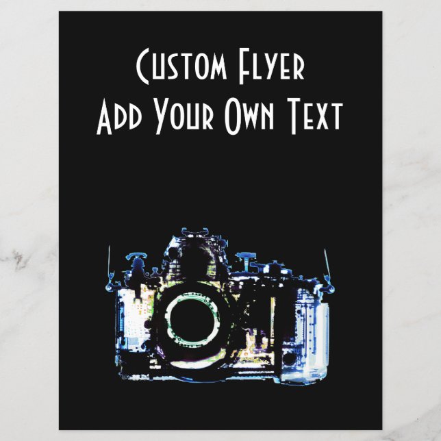 FLYER CÂMERA DE VISÃO DE RAIO X - AZUL ORIGINAL (Frente)