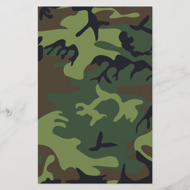 Flyer Camo Militar Floresta Verde (Frente)