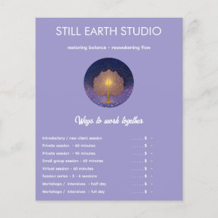 Flyer Campos de Luz Interior   Árvore da Vida