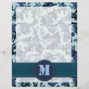 Flyer camuflagem do marinho