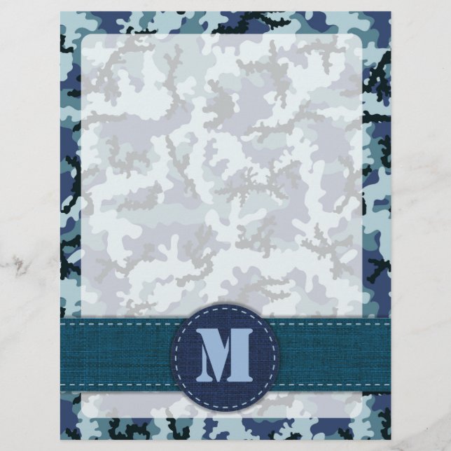 Flyer camuflagem do marinho (Frente)