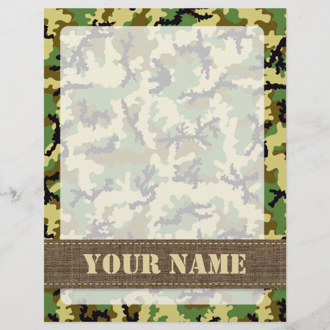 Flyer Camuflagem florestal (Frente)