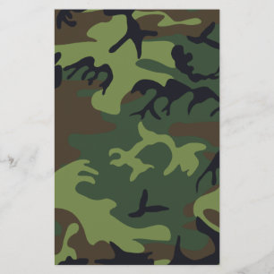 Flyer Camuflagem Militar Floresta Verde