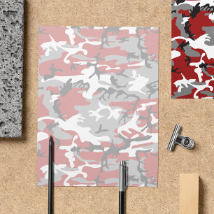 Flyer Camuflagem Vermelha e Cinza, Camuflagem, Militar, 