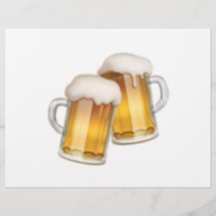 Flyer Canecas de cerveja Clinking - Emoji