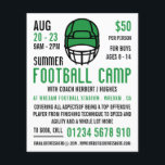 Flyer Capacete Verde de Futebol, Anúncio de Campo de Fut<br><div class="desc">Capacete Verde De Futebol,  Folhetos Publicitários De Futebol Do Campo De Futebol,  Da Loja De Cartão de visita.</div>