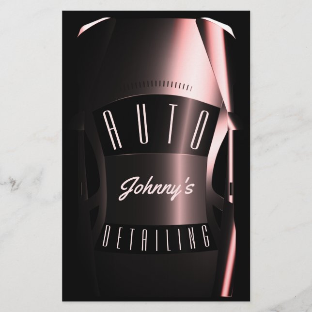 Flyer Carro acima da capa  (Frente)