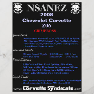 Flyer Carro Show Plaquer.