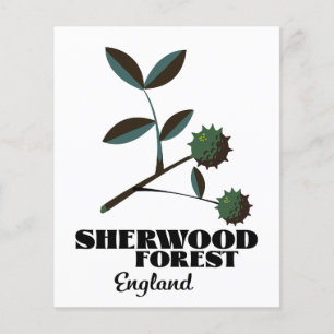 Flyer Cartaz de viagem Sherwood Forest Inglaterra