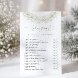 Flyer Cartaz do Jogo de Chuva de Presentes de Noiva de S