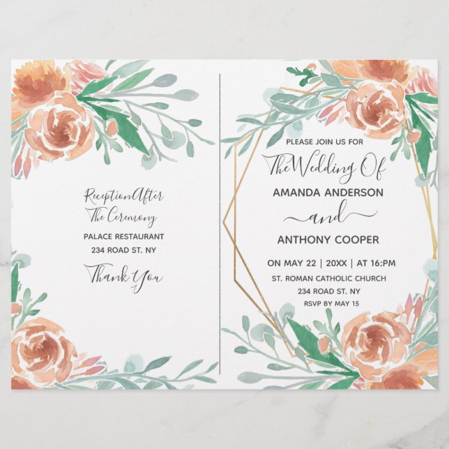 Flyer Cartaz do programa de recepção de convite de orçam (Frente)