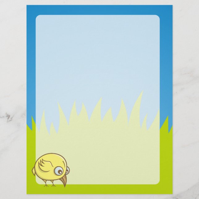 Flyer Cartografia de aves amarelas (Frente)