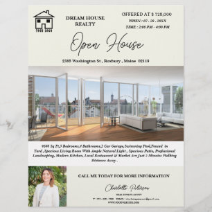 Flyer Casa Aberta de Imóveis Criativos
