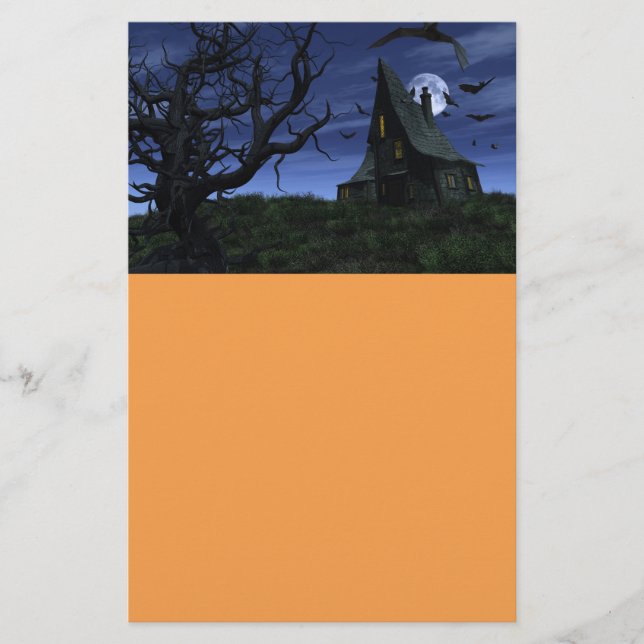 Flyer Casa assustadora assombrada (Frente)