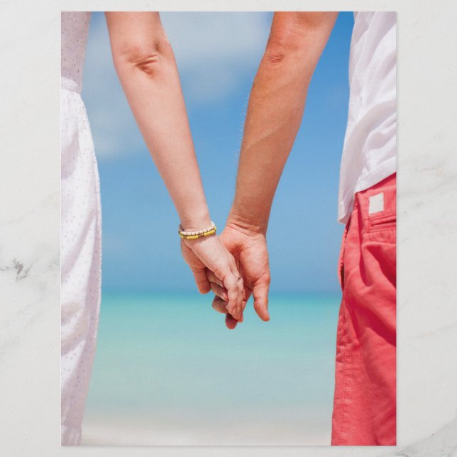 Flyer Casal jovem de mãos dadas (Frente)