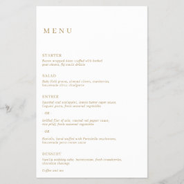 Flyer Casamento Clássico Elegante Dourado do Orçamento M