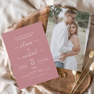Flyer Casamento com Rosa de Duagem de Orçamento com Con