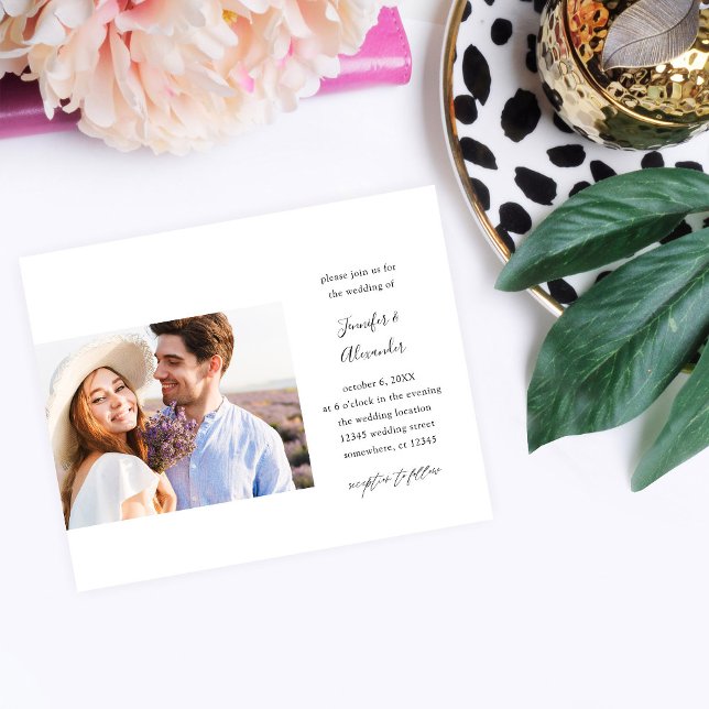 Flyer Casamento de Caligrafia ao Lado do Orçamento (Criador carregado)