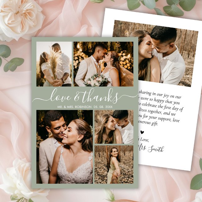 Flyer Casamento de Fotos do Script Elegante Orçamentário (Criador carregado)
