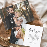Flyer Casamento De Orçamento Obrigado Foto Escrita Manus<br><div class="desc">Casamento de Orçamento Manuscrito Obrigado Cartões que têm uma foto na frente e atrás. Os cartões de agradecimento contêm uma tipografia cursiva moderna,  escrita com letra de mão,  que é elegante,  simples e moderna para usar depois de você celebrar o dia de casamento simples e minimalista.</div>