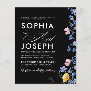 Flyer Casamento de RSVP de Sombra de Vidros de Vidraças 