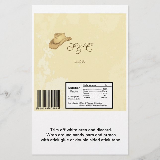 Flyer Casamento de vaqueiro com o molhador do Grande Her (Frente)