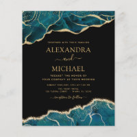 Casamento Dourado de Téal Turquoise de Agato Orçam