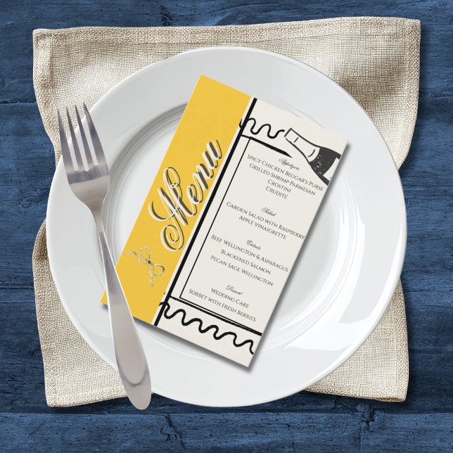 Flyer Casamento Elegante Simples Desenhado à Mão em Amar (Criador carregado)