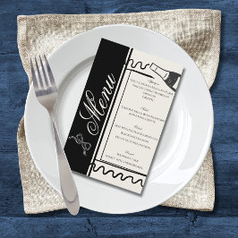 Flyer Casamento em Preto e Branco Elegante e Simples Des
