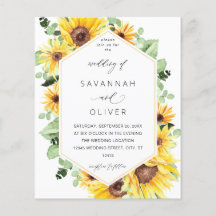 Casamento entre Sunflower e Eucalyptus MOD W