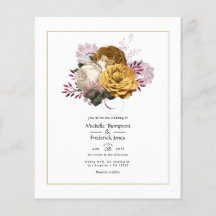 Casamento Floral Branco, Borgonha e Dourado