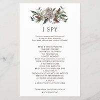 Casamento no inverno Floral Russo I Spy Game