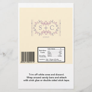 Flyer Casamento Roxo Elegante de Grande Hershey