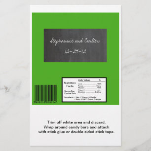 Flyer Casamento Verde de Chalkboard Grande Molhador de D