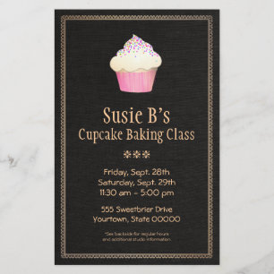 Flyer Catarina Cupcake Padaria Pastelaria Chef