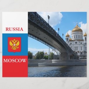 Flyer Catedral Cristo Salvador em Moscou