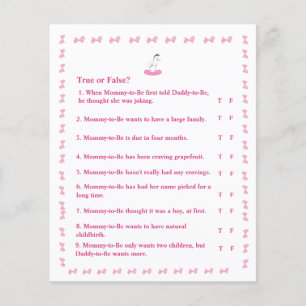 Flyer Cavalo de Balanço Rosa e Branco Jogo Verdadeiro/Fa