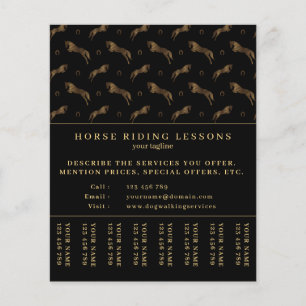 Flyer Cavalo de Pulso Ancoradouro Formador de cavalo