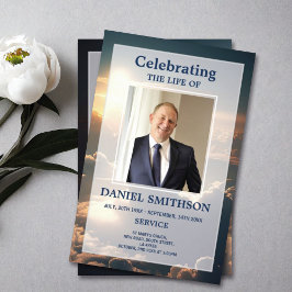 Flyer Celebração de Nuvens do Programa de Serviços Funer