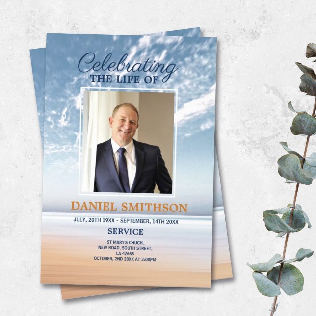 Flyer Celebração do Programa de Serviços Funerais de Lif (Criador carregado)