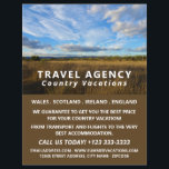 Flyer Cena Sunny Country, Viagem da Agência Adverte Flye<br><div class="desc">Cena Sunny Country,  Folhetos De Publicidade Da Agência De Viagem Pela Loja De Cartão de visita.</div>