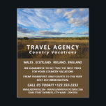 Flyer Cena Sunny Country, Viagem da Agência Adverte Flye<br><div class="desc">Cena Sunny Country,  Folhetos De Publicidade Da Agência De Viagem Pela Loja De Cartão de visita.</div>