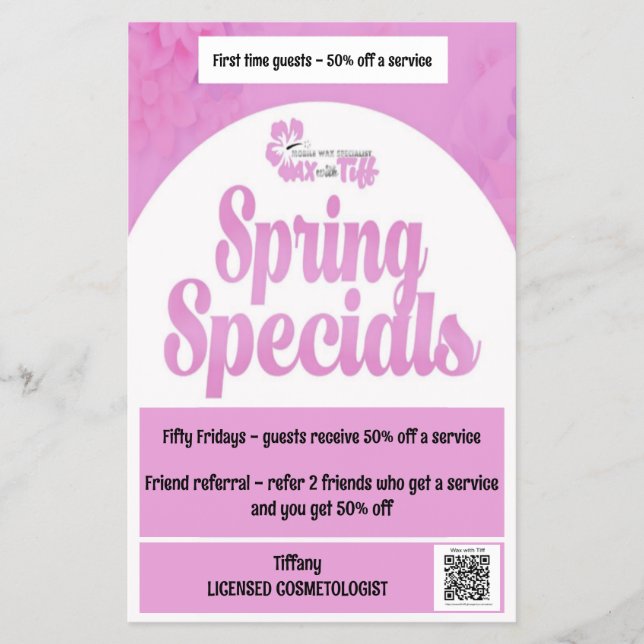 Flyer Cera com janela de limpeza Tiff (Frente)