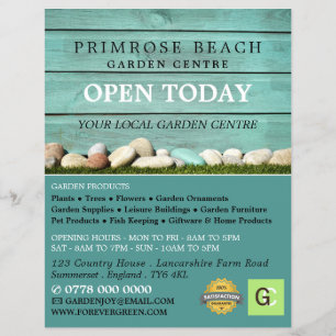 Flyer Cerca de Teto, Centro de Jardim, Horticulturista