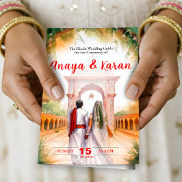 Flyer Cerimônia Hindu do Programa Casamento Indiano de A